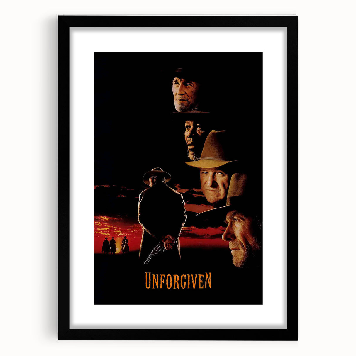 1990s Vintage Movie Poster – Classic 90s Western Film Art Print