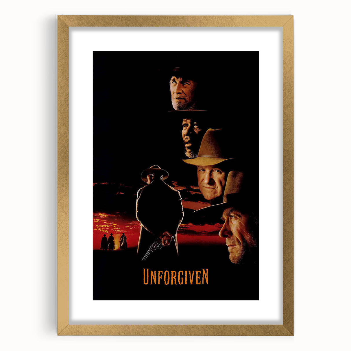 1990s Vintage Movie Poster – Classic 90s Western Film Art Print