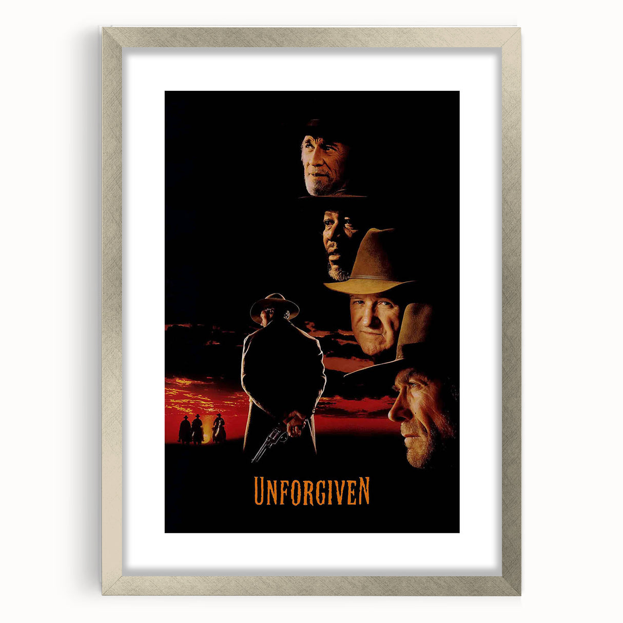 1990s Vintage Movie Poster – Classic 90s Western Film Art Print