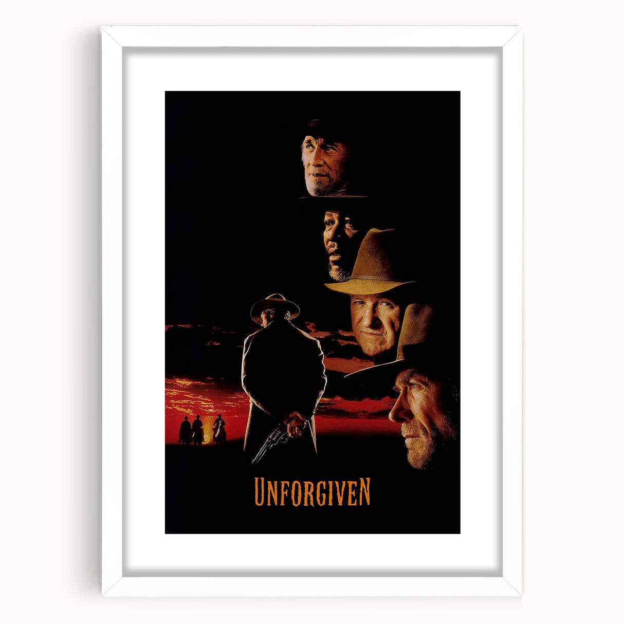 1990s Vintage Movie Poster – Classic 90s Western Film Art Print