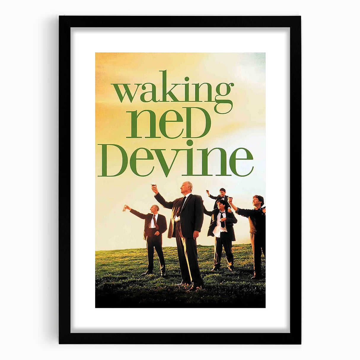 1990s Vintage Movie Poster – Classic 90s Comedy Drama Film Art
