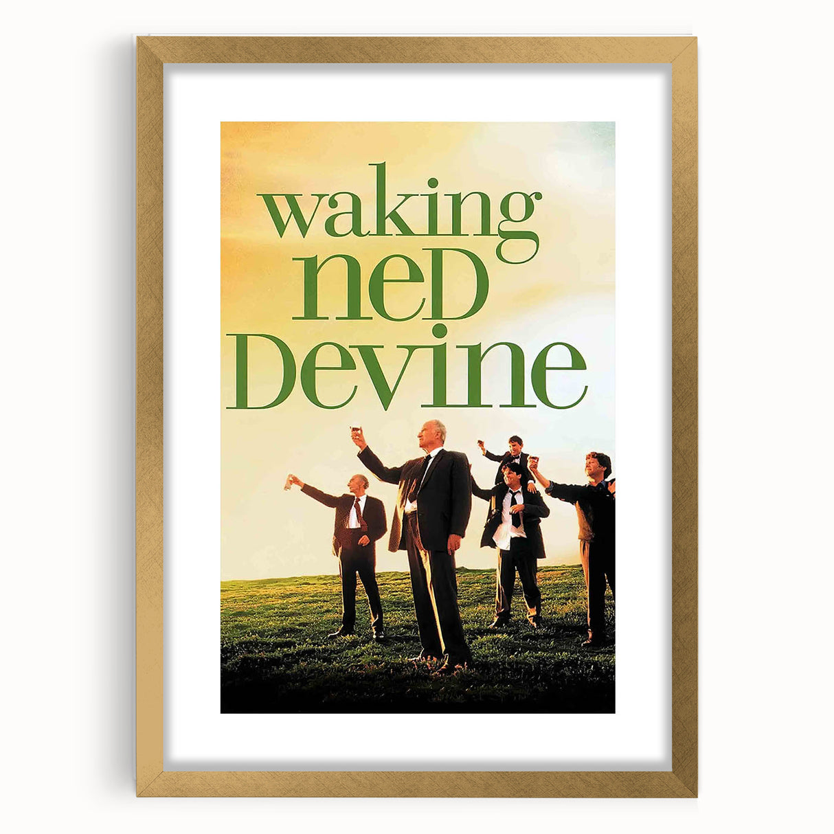 1990s Vintage Movie Poster – Classic 90s Comedy Drama Film Art