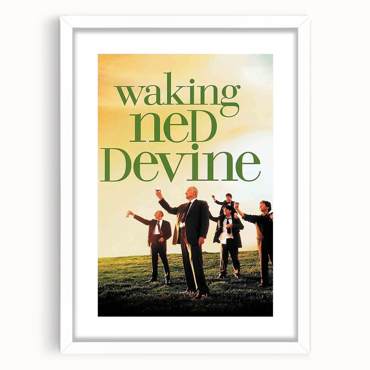 1990s Vintage Movie Poster – Classic 90s Comedy Drama Film Art