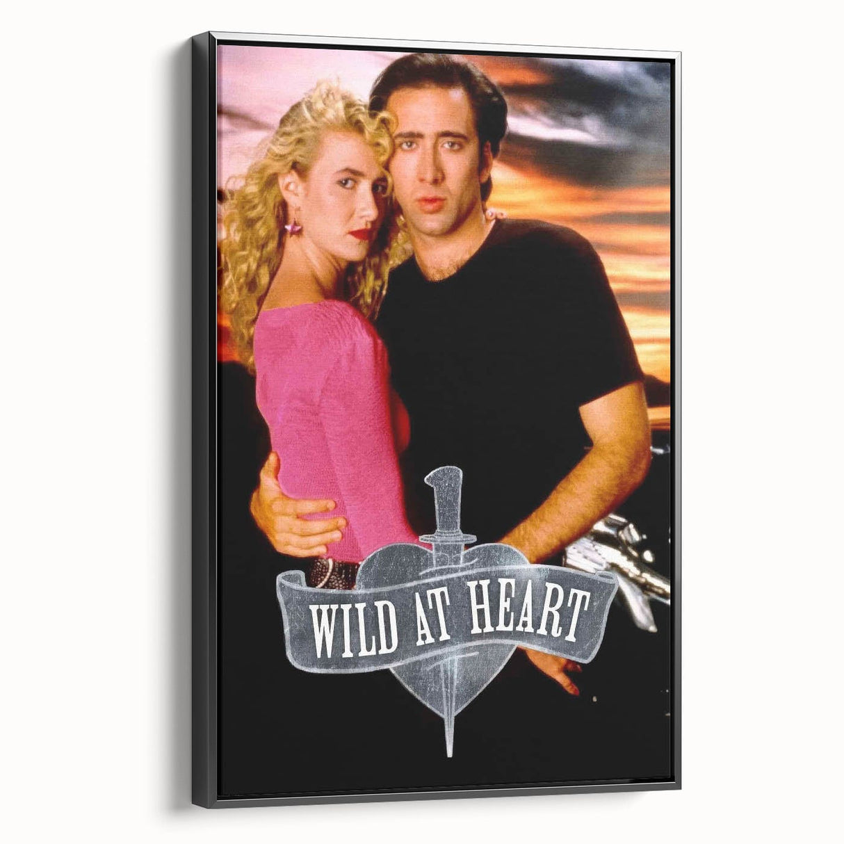 1990s Vintage Movie Poster – Cult Classic Romantic Crime Film Art