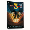 1990s Vintage Movie Poster – Babylon 5 In the Beginning Sci-Fi Art