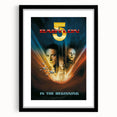 1990s Vintage Movie Poster – Babylon 5 In the Beginning Sci-Fi Art