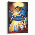 1990s Vintage Movie Poster – Beauty and the Beast Retro Disney Art