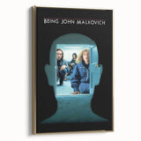 1990s Vintage Movie Poster – Being John Malkovich Surreal Film Art