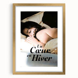 1990s Vintage Movie Poster - Classic 90s Film Art - Un Cœur en Hiver