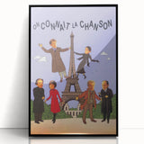 On Connaît la Chanson 1990s Vintage Movie Poster | Classic 90s Film Art