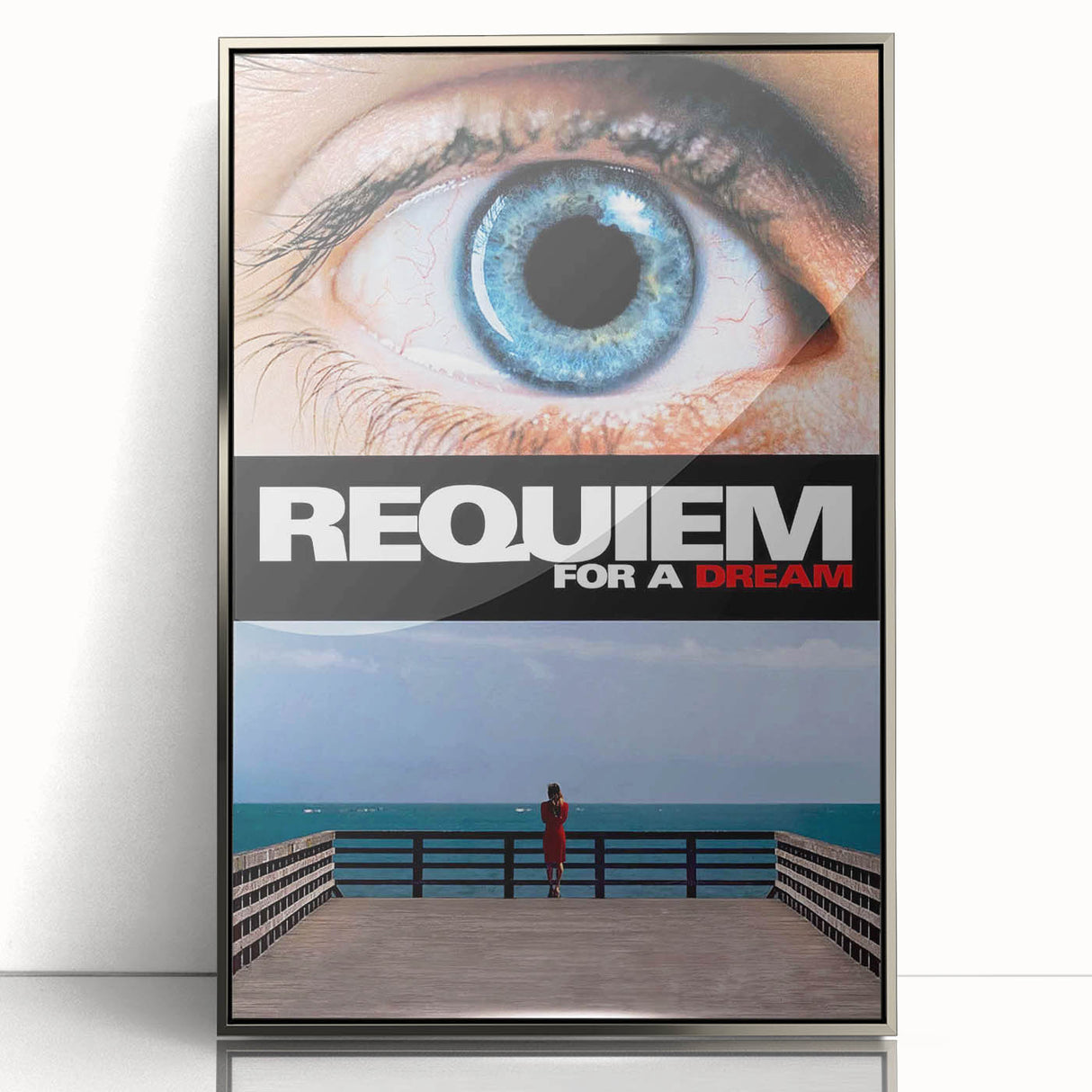Requiem for a Dream 2000s Vintage Movie Poster Wall Art Print