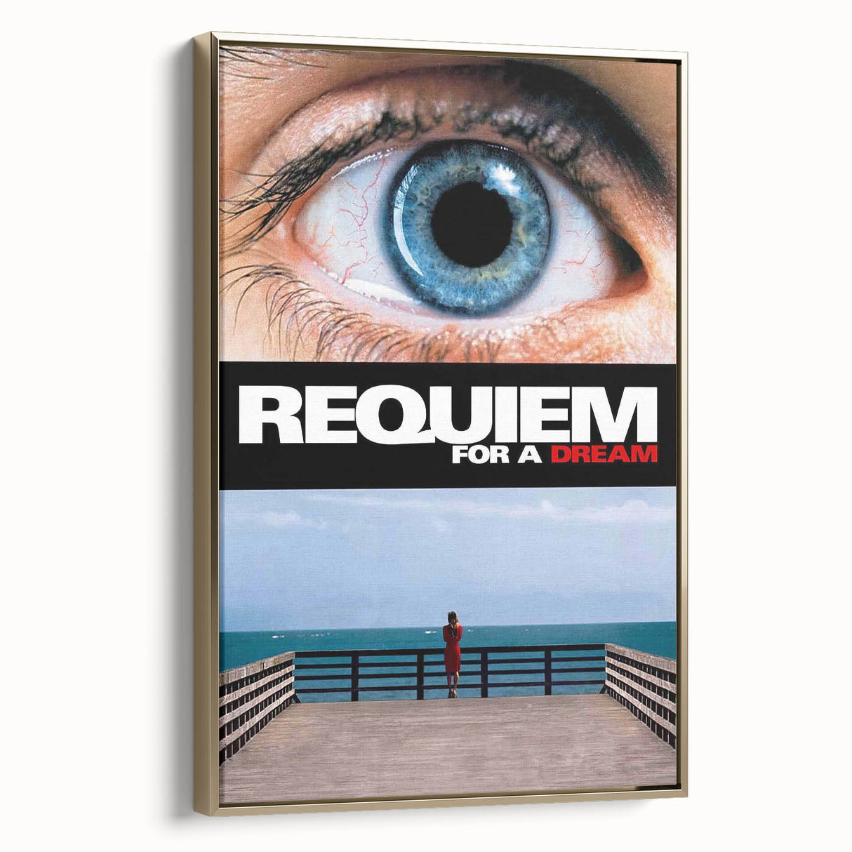 Requiem for a Dream 2000s Vintage Movie Poster Wall Art Print