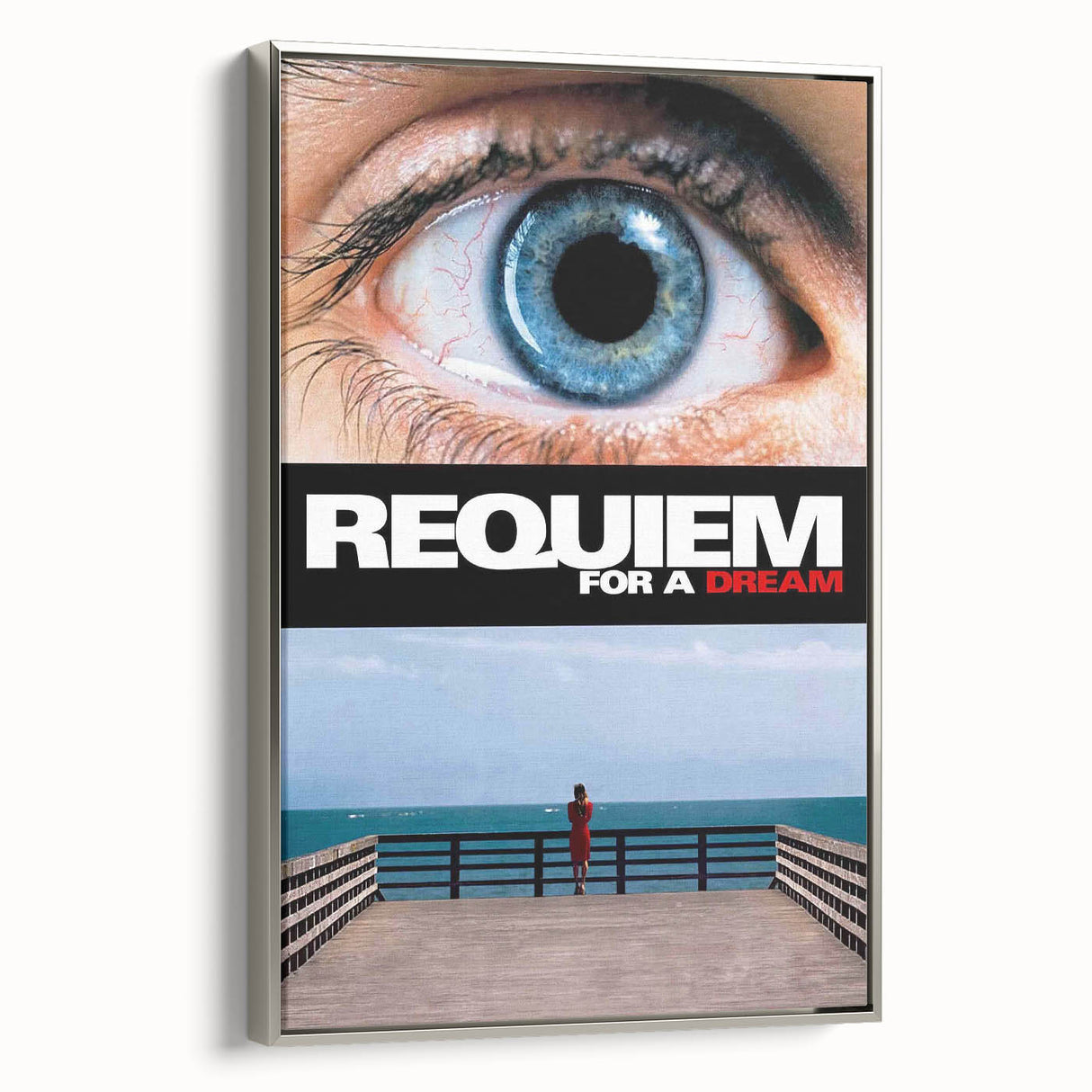 Requiem for a Dream 2000s Vintage Movie Poster Wall Art Print
