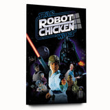 Classic 2000s Film Art - Robot Chicken Star Wars Poster