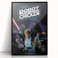Classic 2000s Film Art - Robot Chicken Star Wars Poster