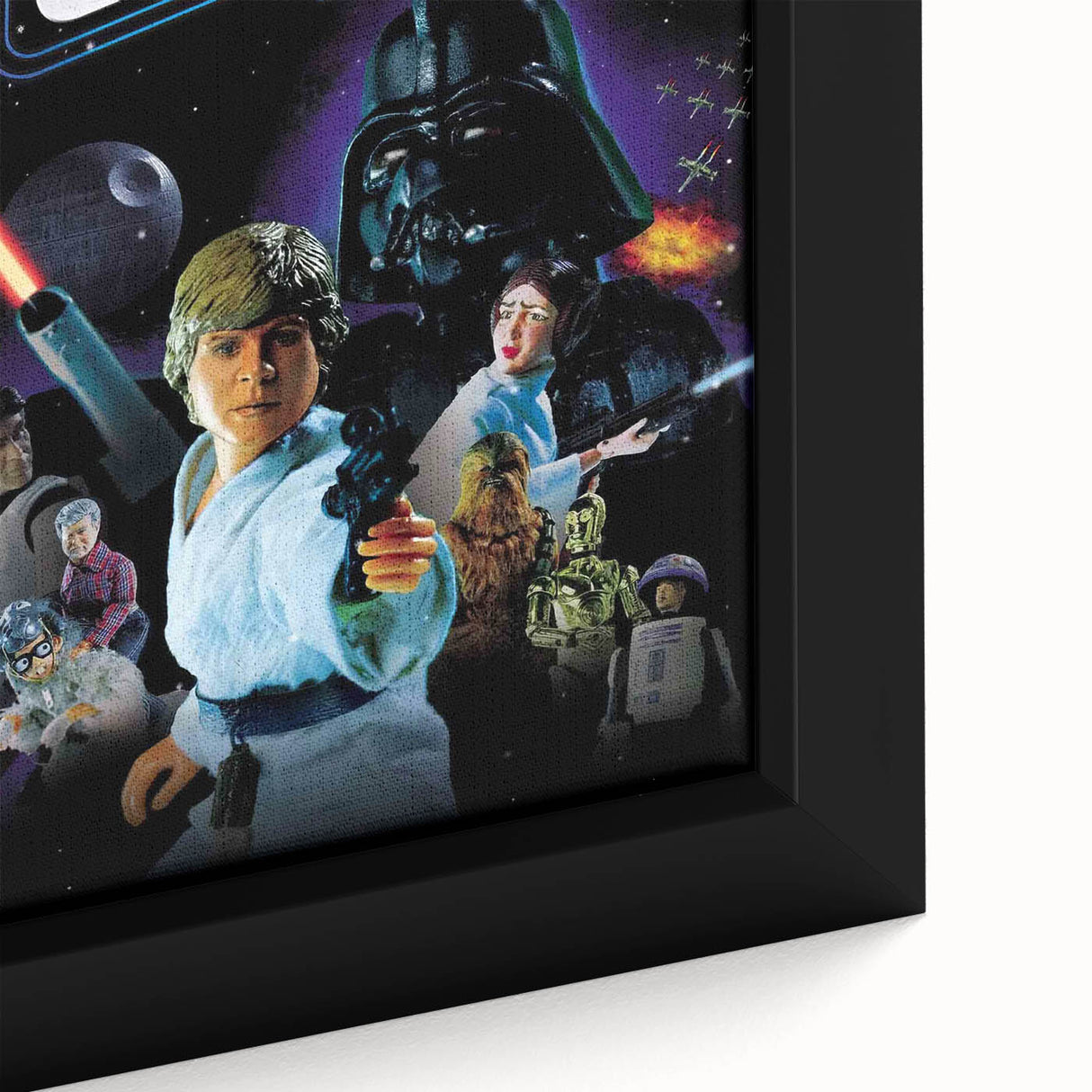 Classic 2000s Film Art - Robot Chicken Star Wars Poster