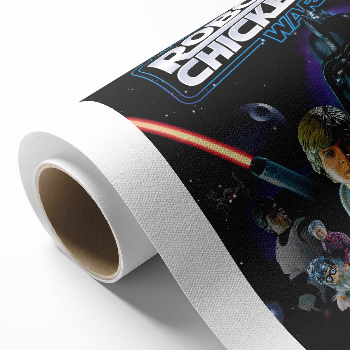 Classic 2000s Film Art - Robot Chicken Star Wars Poster