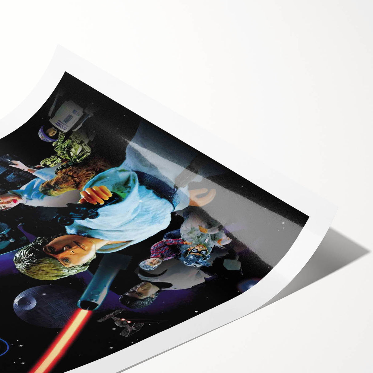 Classic 2000s Film Art - Robot Chicken Star Wars Poster