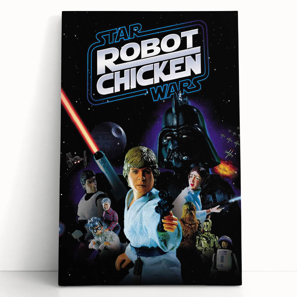 Classic 2000s Film Art - Robot Chicken Star Wars Poster
