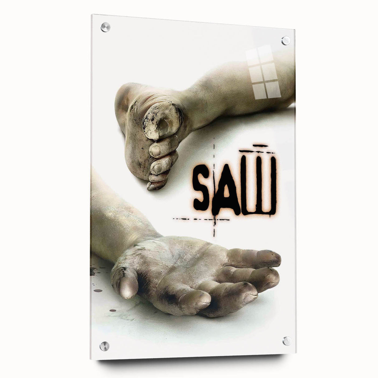 Classic 2000s Film Art - Vintage SAW Movie Poster Horror Wall Print