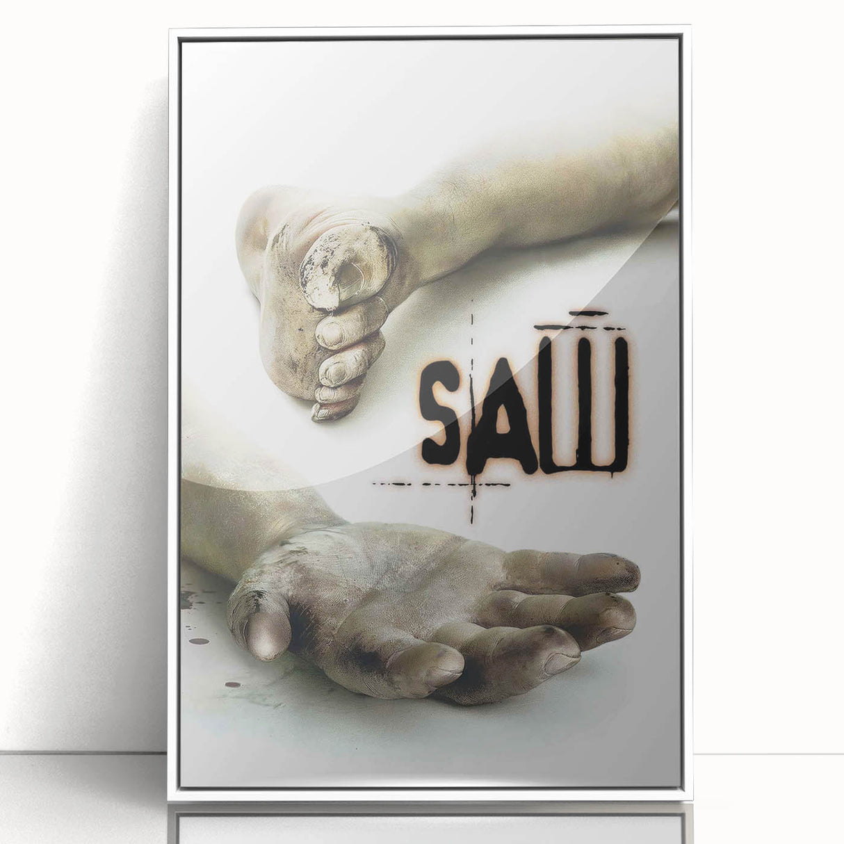 Classic 2000s Film Art - Vintage SAW Movie Poster Horror Wall Print