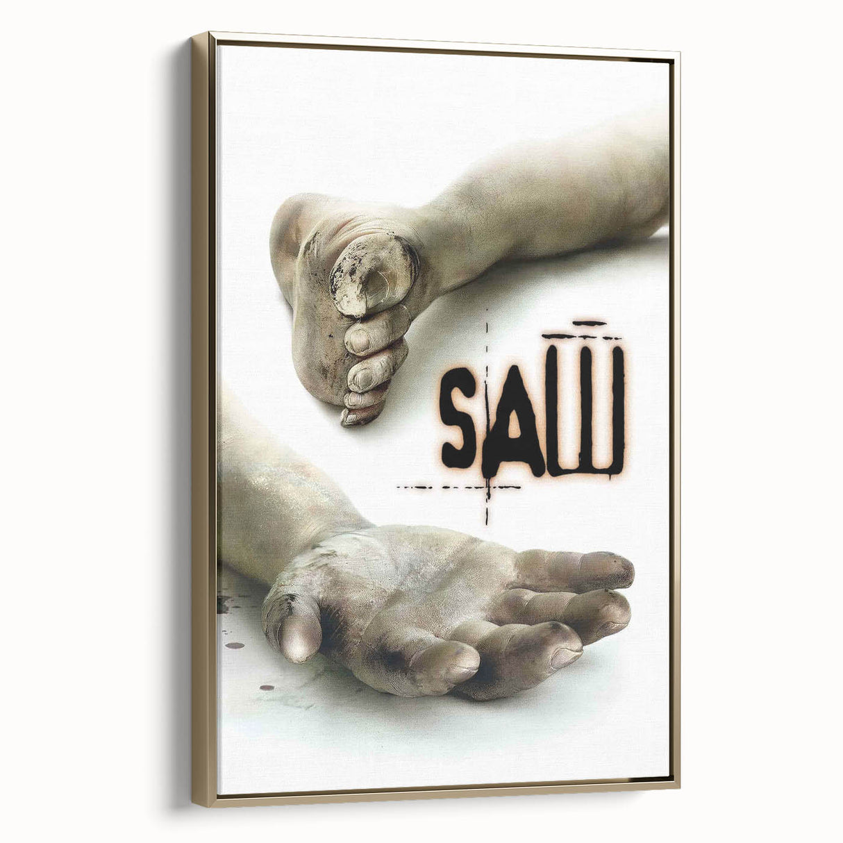 Classic 2000s Film Art - Vintage SAW Movie Poster Horror Wall Print
