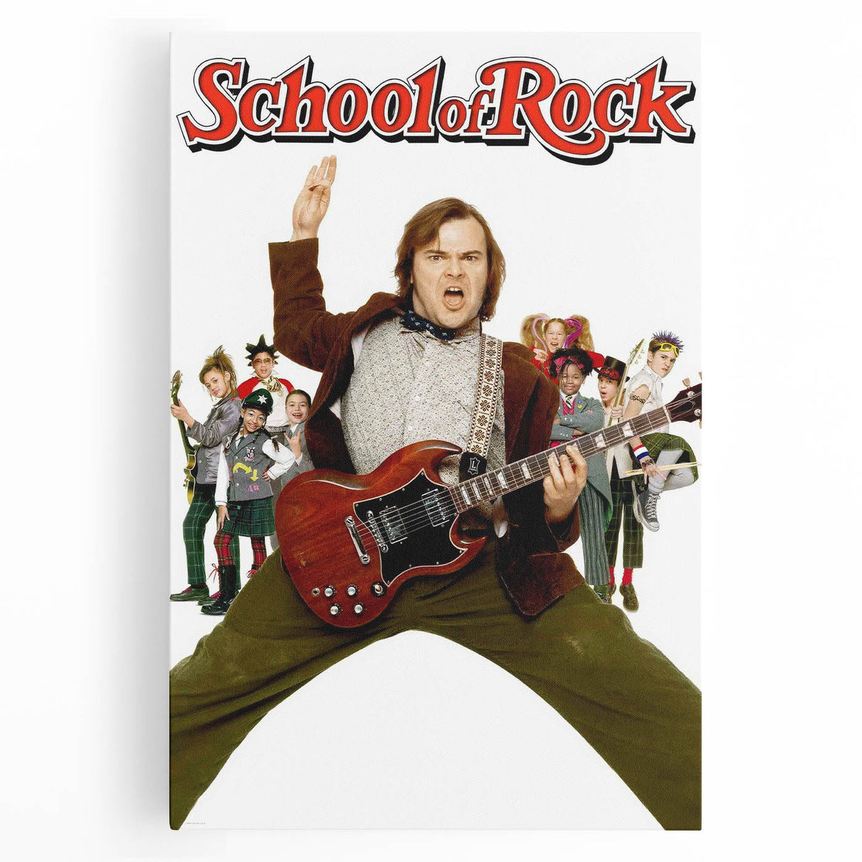 Retro 2000s Cinema Posters - School of Rock Vintage Movie Art