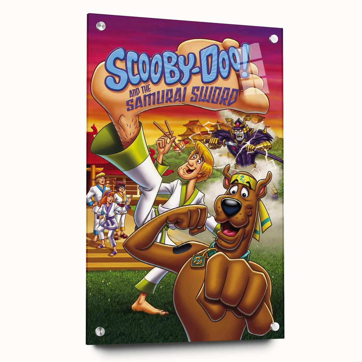 2000s Vintage Movie Posters - Scooby-Doo Samurai Sword Wall Art