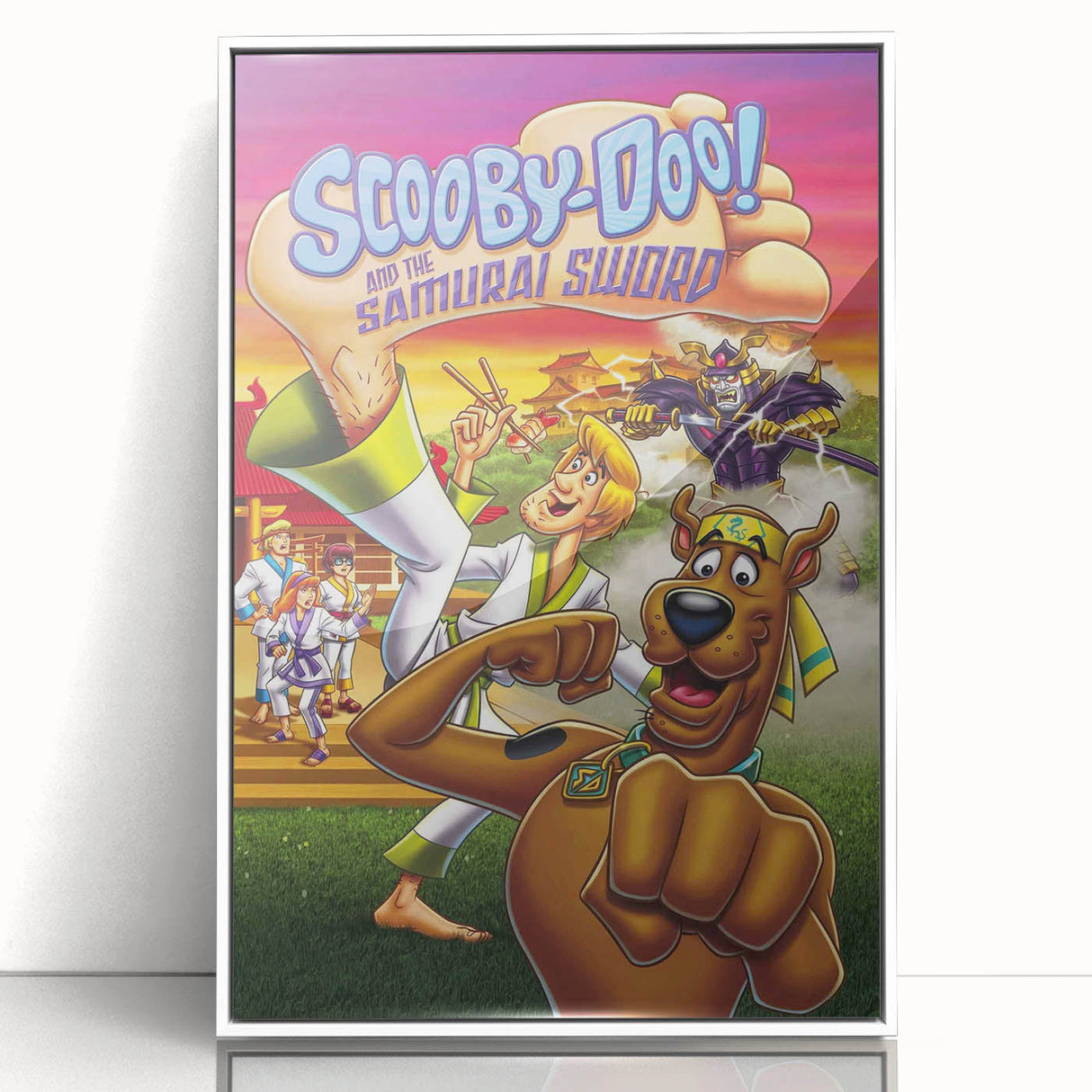 2000s Vintage Movie Posters - Scooby-Doo Samurai Sword Wall Art