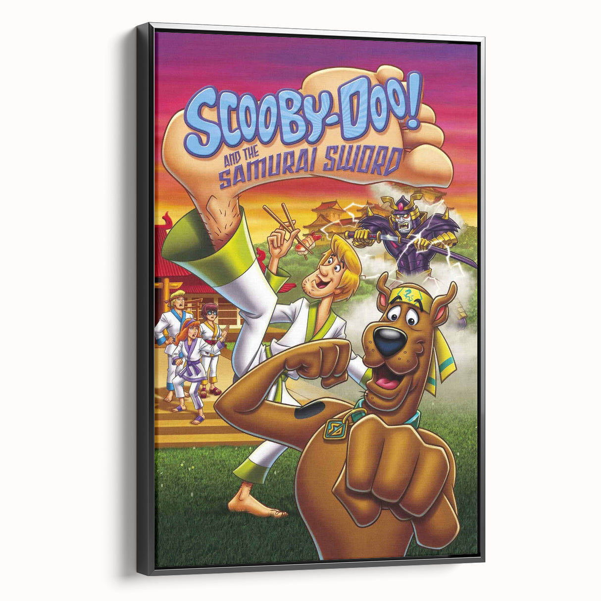 2000s Vintage Movie Posters - Scooby-Doo Samurai Sword Wall Art