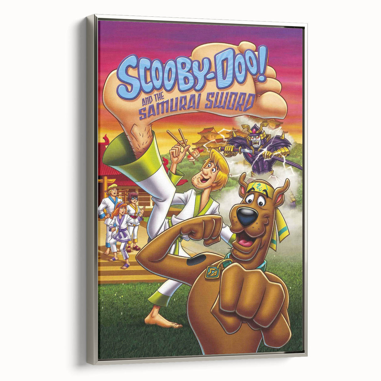 2000s Vintage Movie Posters - Scooby-Doo Samurai Sword Wall Art