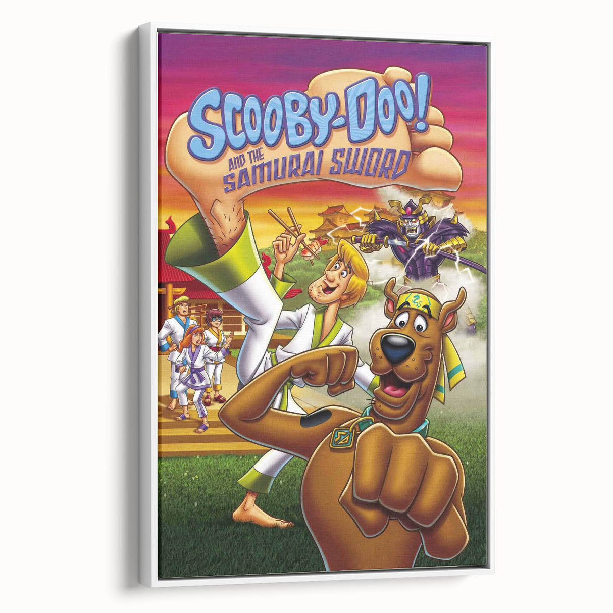 2000s Vintage Movie Posters - Scooby-Doo Samurai Sword Wall Art