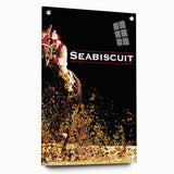 Iconic 2000s Movie Posters - Seabiscuit Vintage Racing Film Art