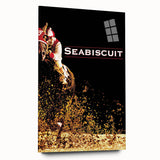 Iconic 2000s Movie Posters - Seabiscuit Vintage Racing Film Art