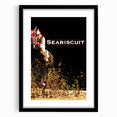 Iconic 2000s Movie Posters - Seabiscuit Vintage Racing Film Art