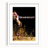 Iconic 2000s Movie Posters - Seabiscuit Vintage Racing Film Art