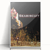 Iconic 2000s Movie Posters - Seabiscuit Vintage Racing Film Art