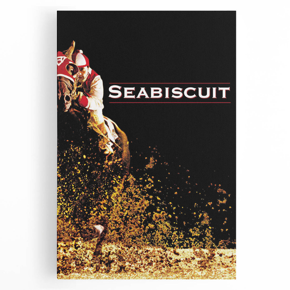 Iconic 2000s Movie Posters - Seabiscuit Vintage Racing Film Art