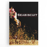 Iconic 2000s Movie Posters - Seabiscuit Vintage Racing Film Art