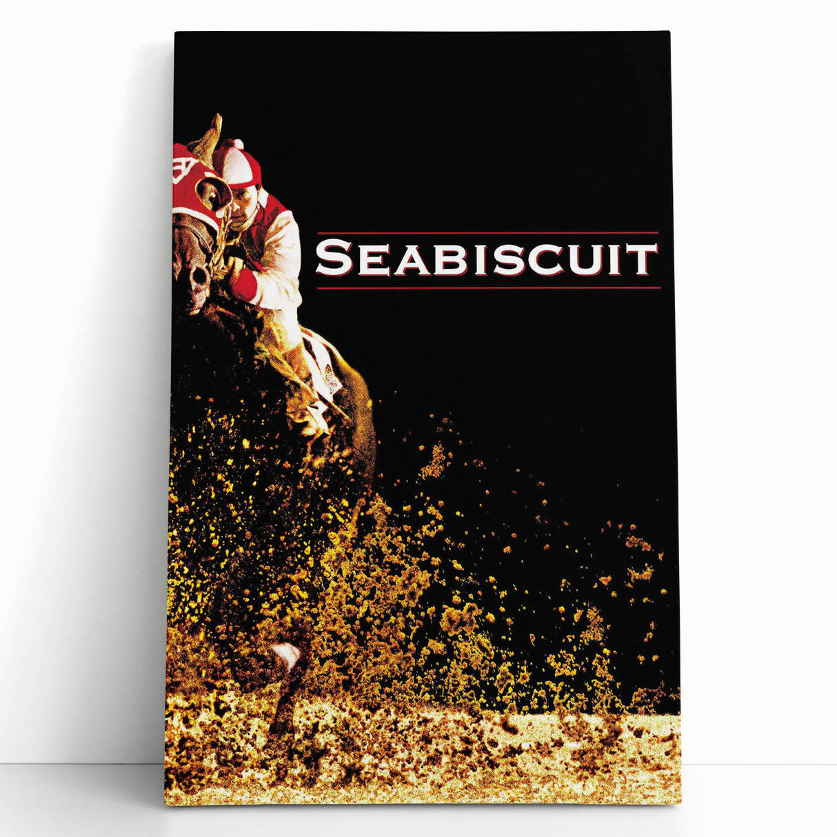 Iconic 2000s Movie Posters - Seabiscuit Vintage Racing Film Art