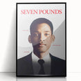 2000s Vintage Movie Posters - Seven Pounds Emotional Film Art