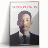 2000s Vintage Movie Posters - Seven Pounds Emotional Film Art