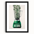 2010s Movie Poster Art - Betting on Zero Retro Vintage Film Print