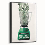 2010s Movie Poster Art - Betting on Zero Retro Vintage Film Print