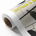 2010s Movie Poster Art – Vintage Batman & Bill Retro Cinema Print