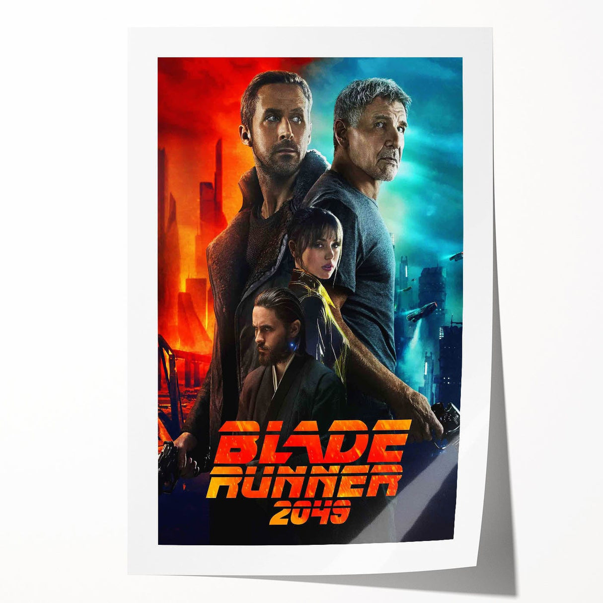 2010s Movie Poster Art - Blade Runner 2049 Retro Vintage Film Print