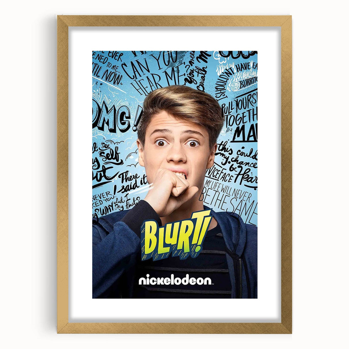 2010s Movie Poster Art - Blurt! Retro Vintage Film Print