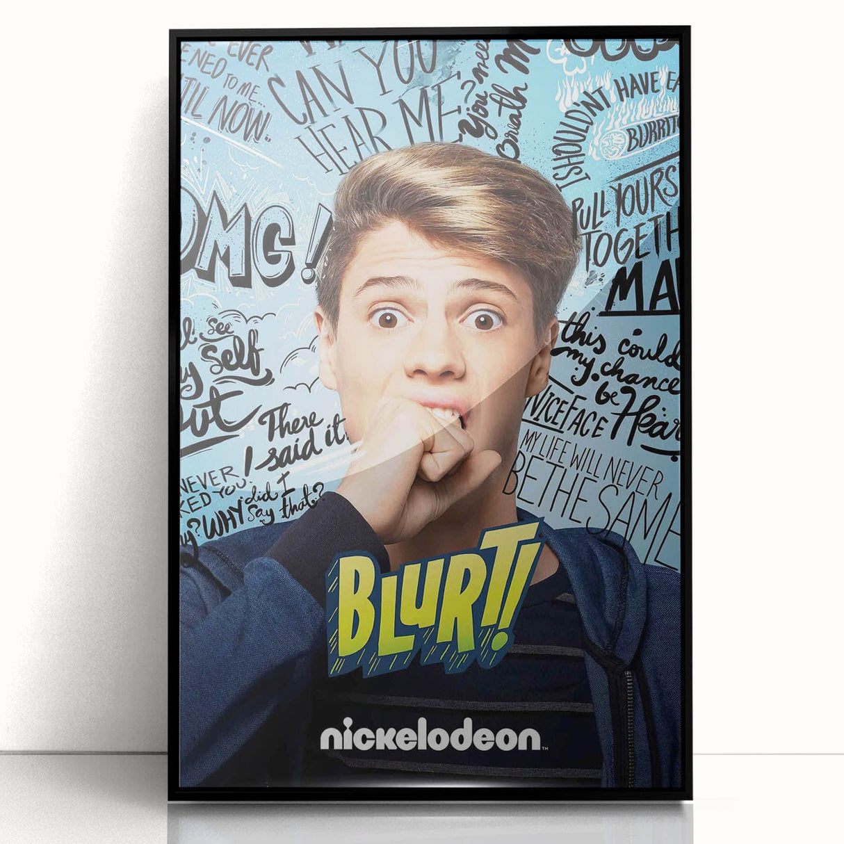 2010s Movie Poster Art - Blurt! Retro Vintage Film Print