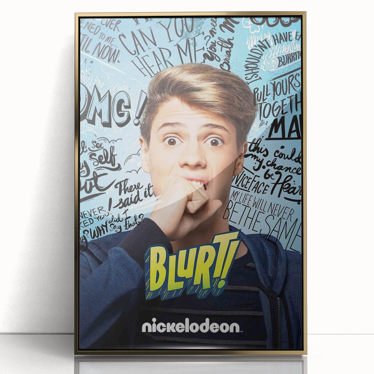2010s Movie Poster Art - Blurt! Retro Vintage Film Print