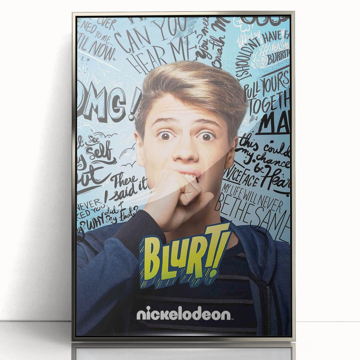 2010s Movie Poster Art - Blurt! Retro Vintage Film Print